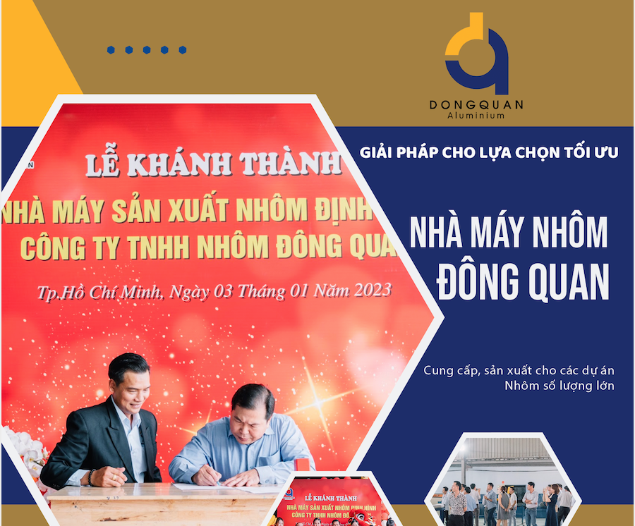 KHAI TRƯƠNG NHÀ MÁY NHÔM ĐÔNG QUAN: VƯỢT LÊN ĐỈNH CAO CÔNG NGHỆ