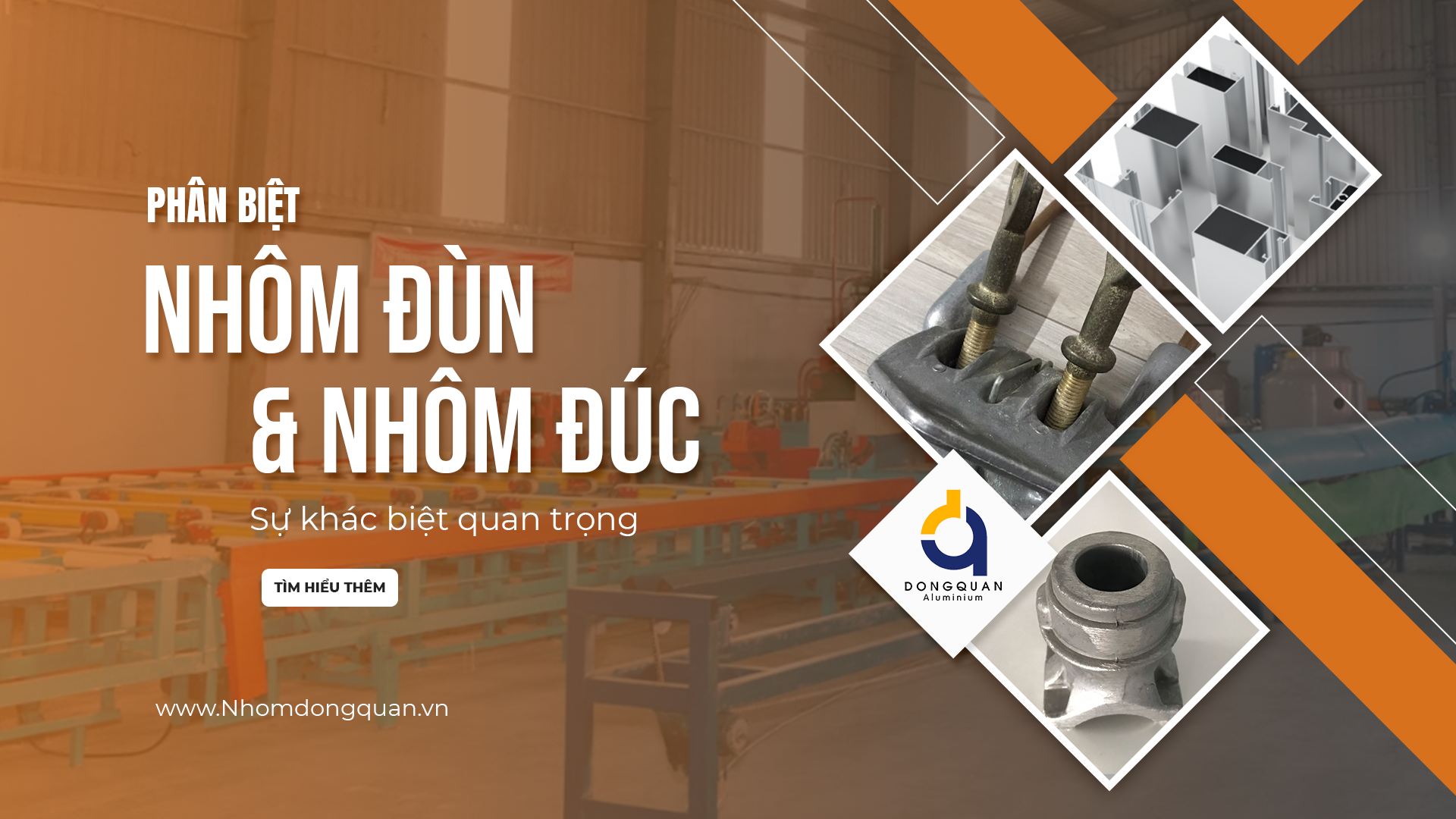 Phân biệt nhôm đùn và nhôm đúc: Sự khác biệt quan trọng