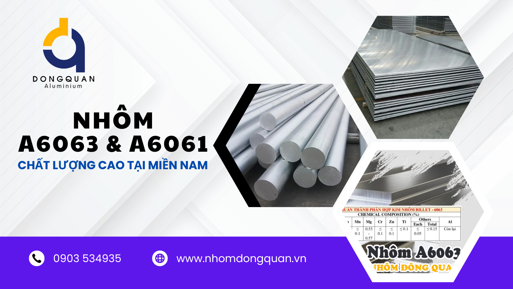 Tìm Mua Nhôm A6063 & A6061 Chất Lượng Cao Số Lượng Lớn tại Miền Nam